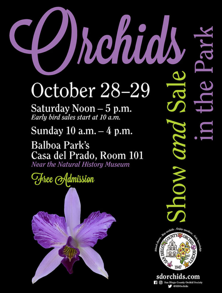 Our Shows San Diego County Orchid Society